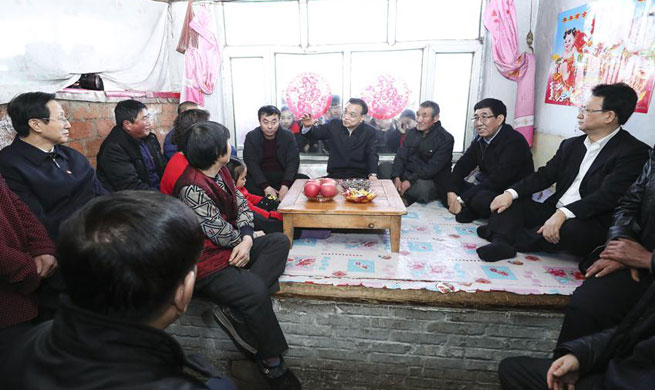 Chinese premier stresses people's well-being in Spring Festival inspection