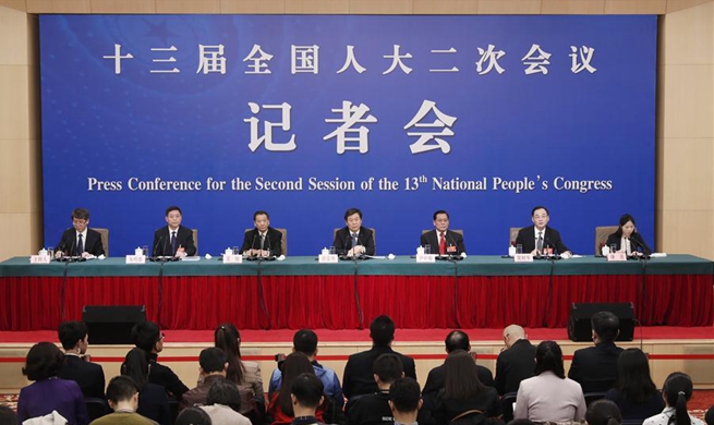 Press conference on supervision work by NPC for 2nd session of 13th NPC held in Beijing