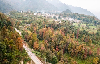 Scenery of Gesuo valley in SW China's Guizhou