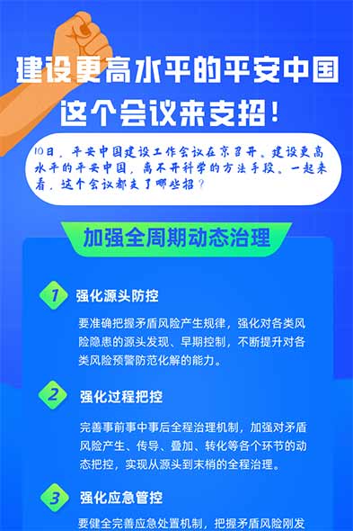 建設(shè)更高水平的平安中國 這個會議來支招！