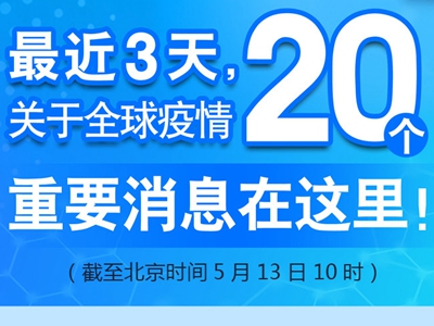 【圖解】最近3天，關(guān)于全球疫情20個(gè)重要消息在這里！